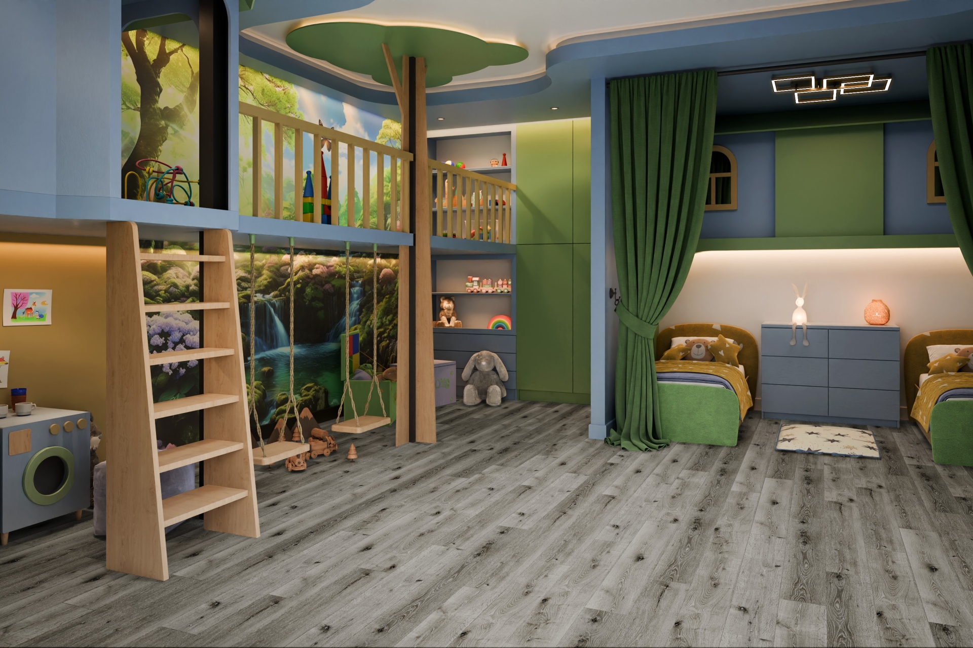 Усовершенствованная кварц-виниловая плитка «Damy Floor» Дуб Состаренный Серый (1227*187*2,5 мм) — купить в Орле