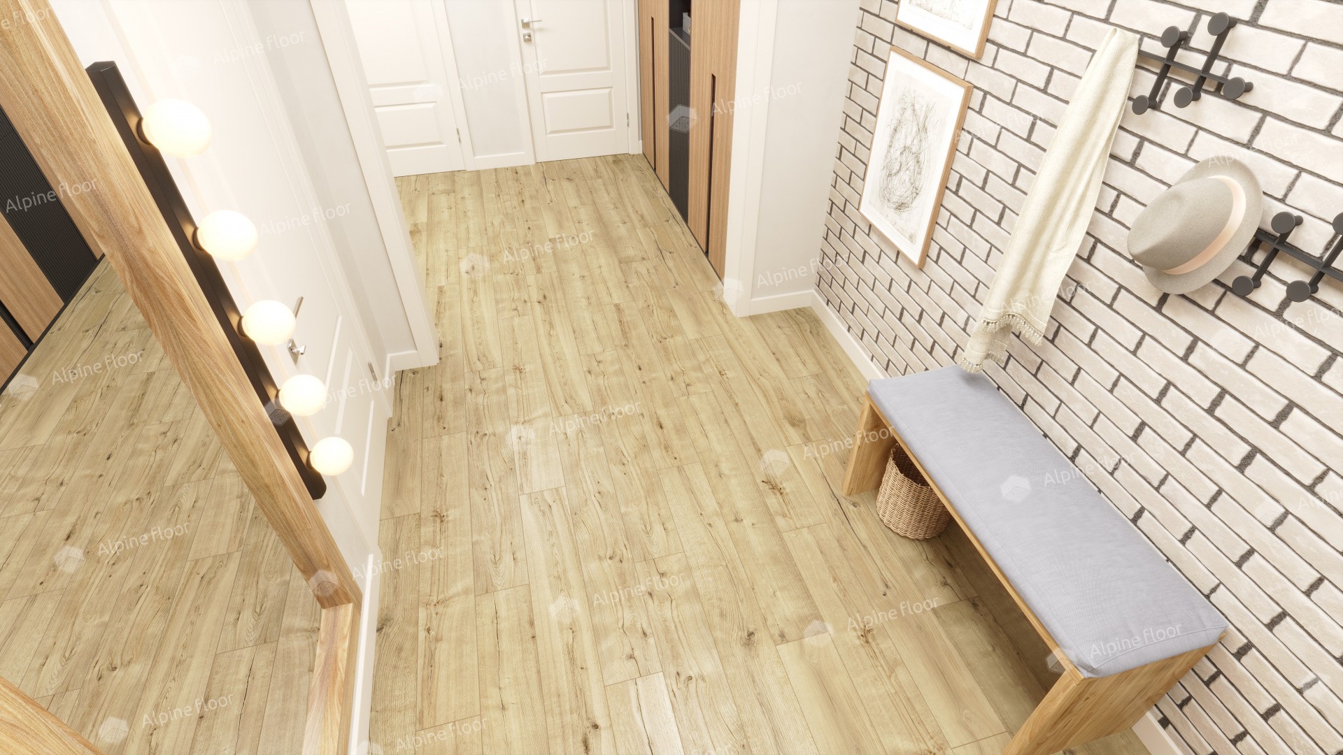 Ламинат "Alpine Floor" Дуб Эмпуриабрава (1285*192*8 мм) — купить в Орле