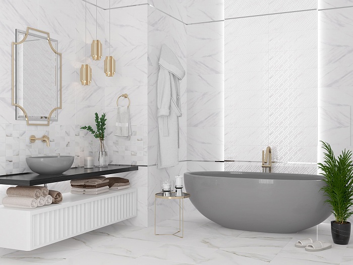 Керамогранит "Azori" Alpi (600*600 мм) Белый — купить в Орле