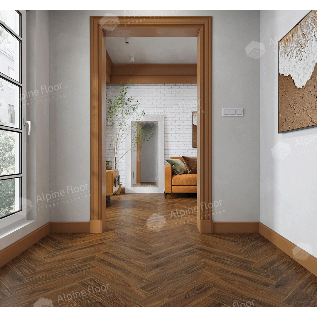 SPC ламинат "Alpine Floor" Орех Кенари (600*125*4 мм) — купить в Орле