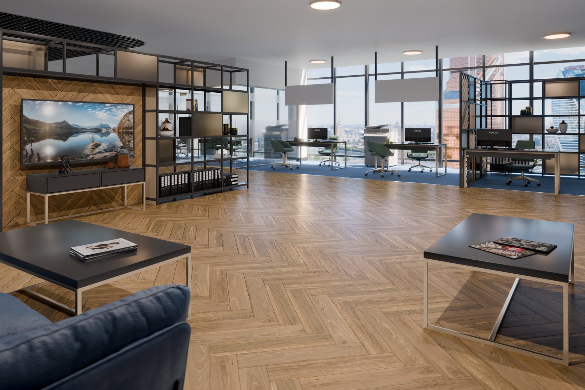 Инженерный паркет «Damy Floor» Натуральный (укладка елочкой) — купить в Орле