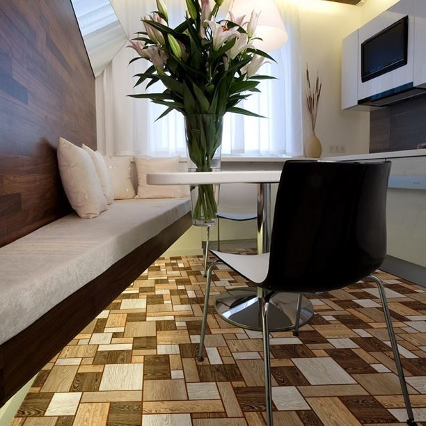 Линолеум бытовой "Комитекс" Печора Тетрис 862 (2,5м) — купить в Орле