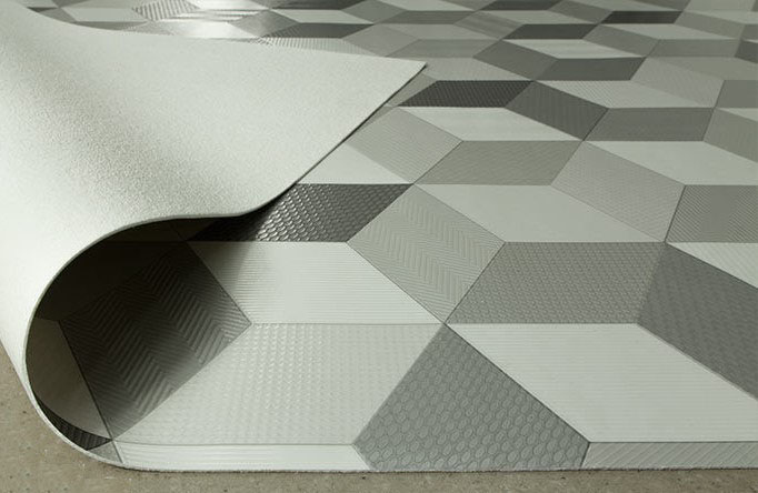 Линолеум бытовой "IVC" Bingo Cubes 83 (3м) — купить в Орле