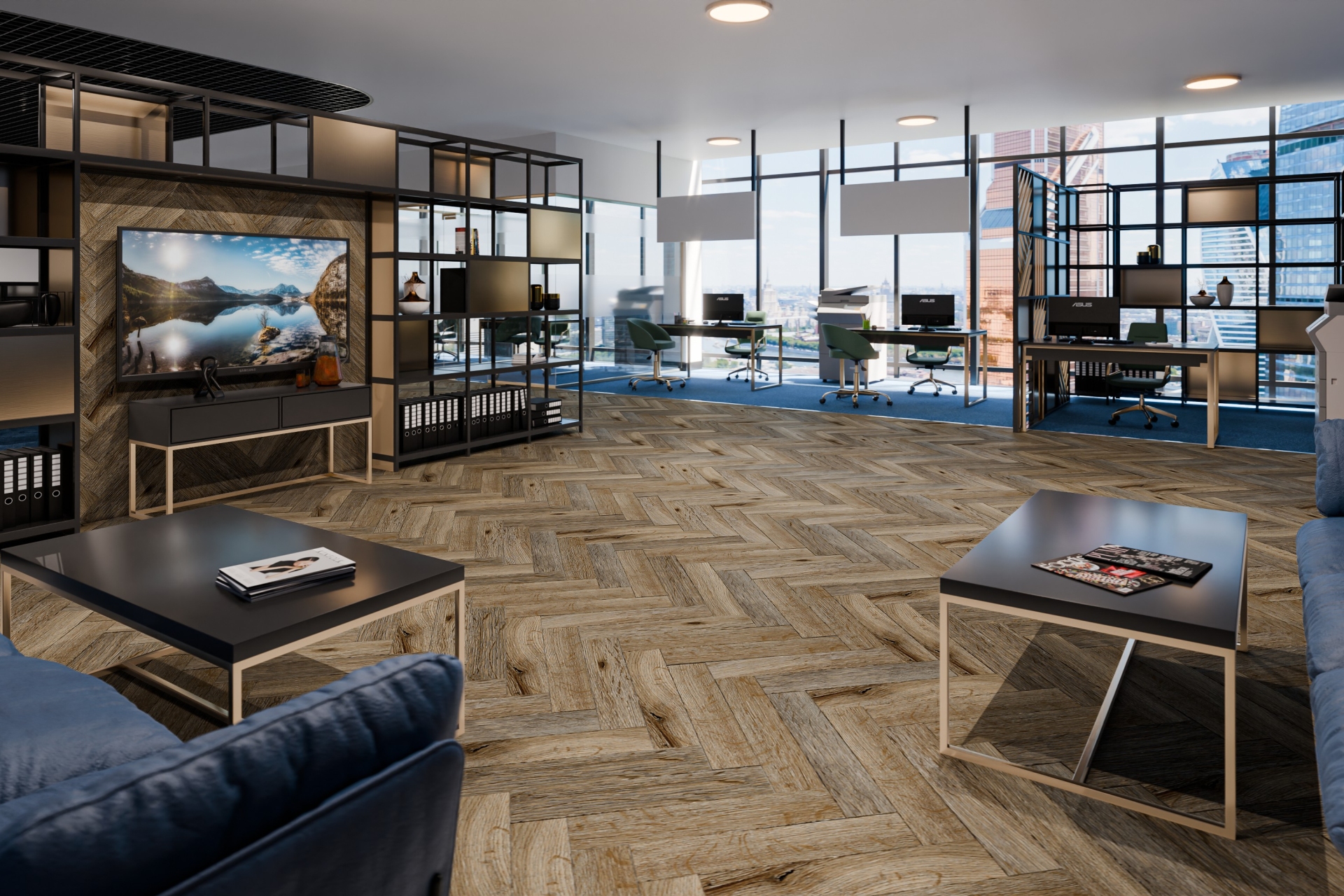 Усовершенствованная кварц-виниловая плитка «Damy Floor» Ковентри (590*118*2,5 мм) — купить в Орле