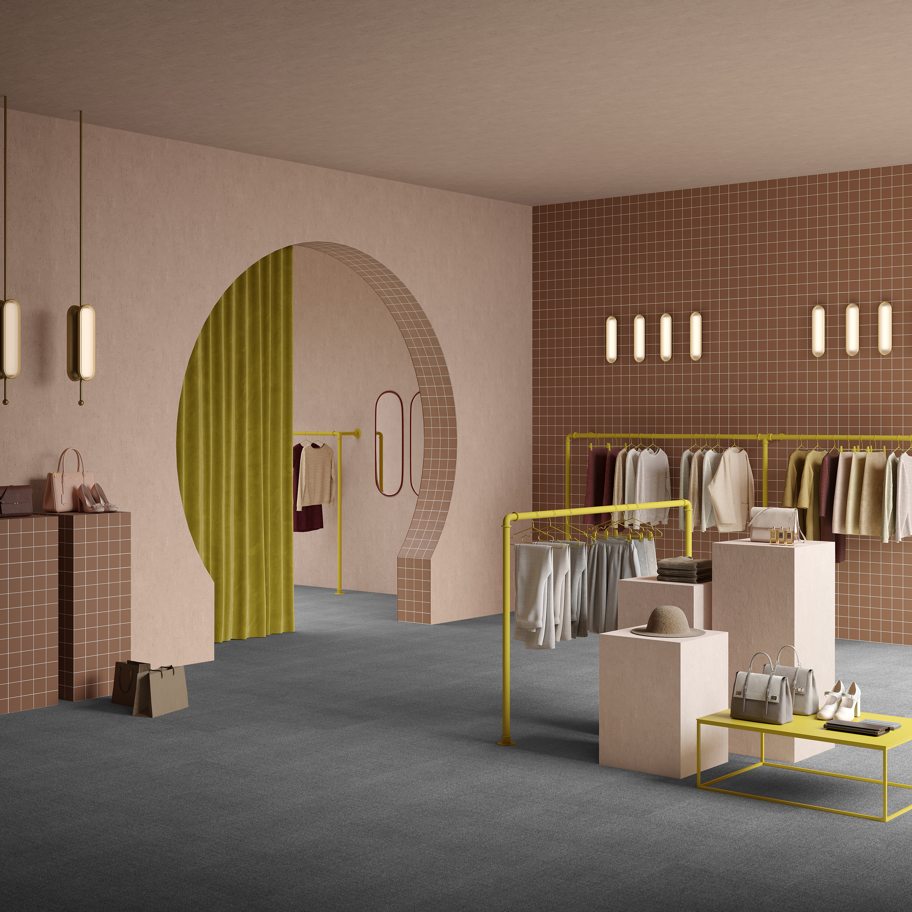 Ковровая плитка Mantra Tile 97 (500*500*6 мм) — купить в Орле