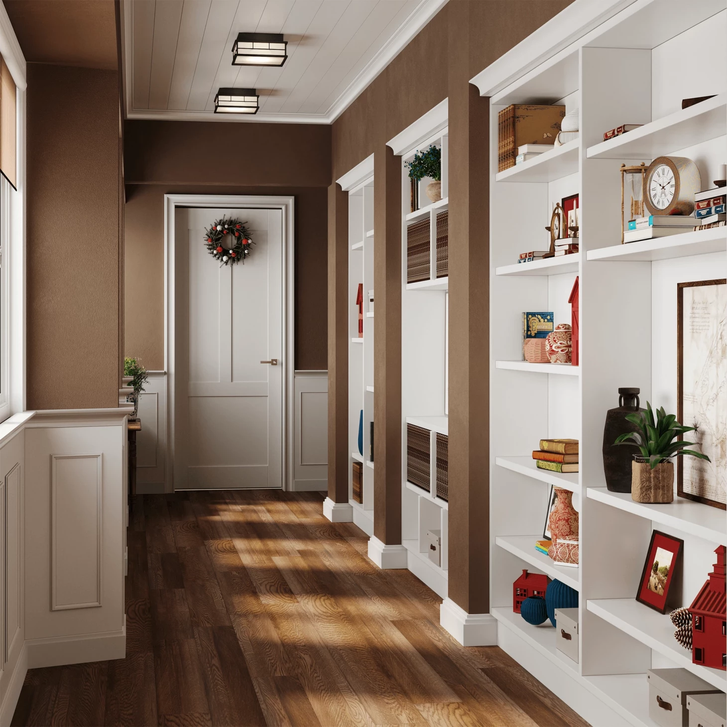 SPC плитка для пола Орех (1220*180*4 мм) — купить в Орле