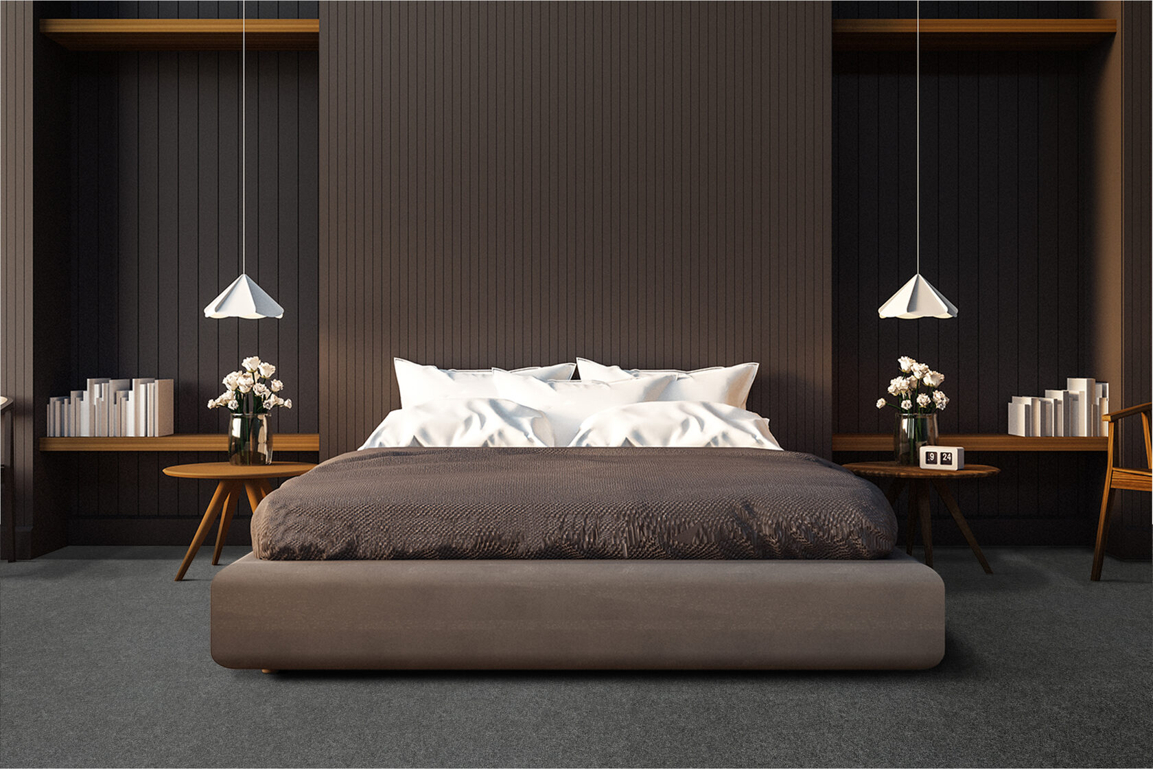 Ковровое покрытие "Bonkeel" Color Rib Ebony 98 (ширина 1м/3м/4м) — купить в Орле