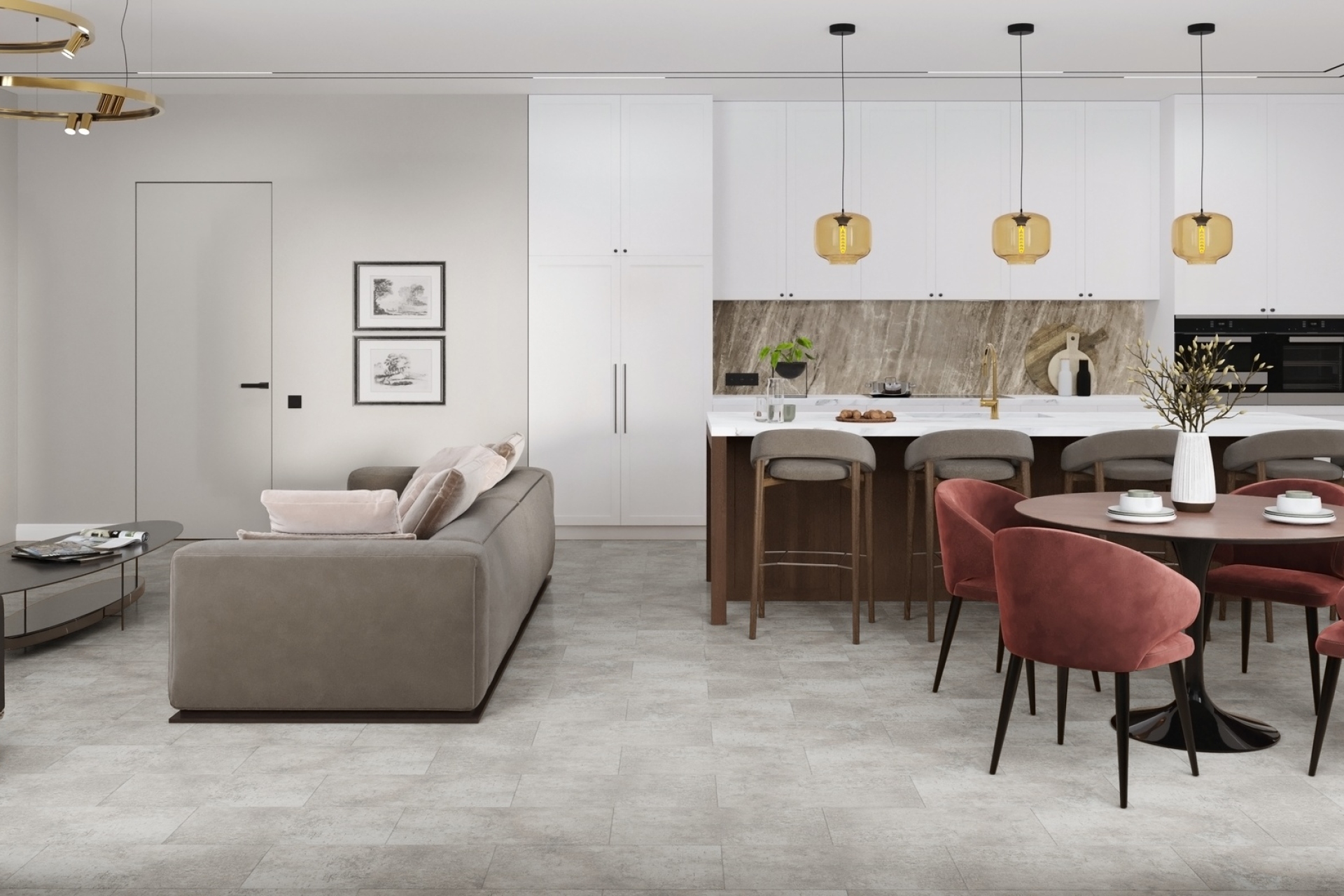 SPC плитка «Damy Floor» Фудзияма (610*305*5 мм) — купить в Орле