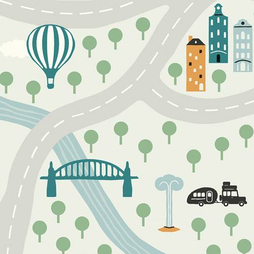 Линолеум бытовой "IVC" Neo Karta 82 (3м) — купить в Орле