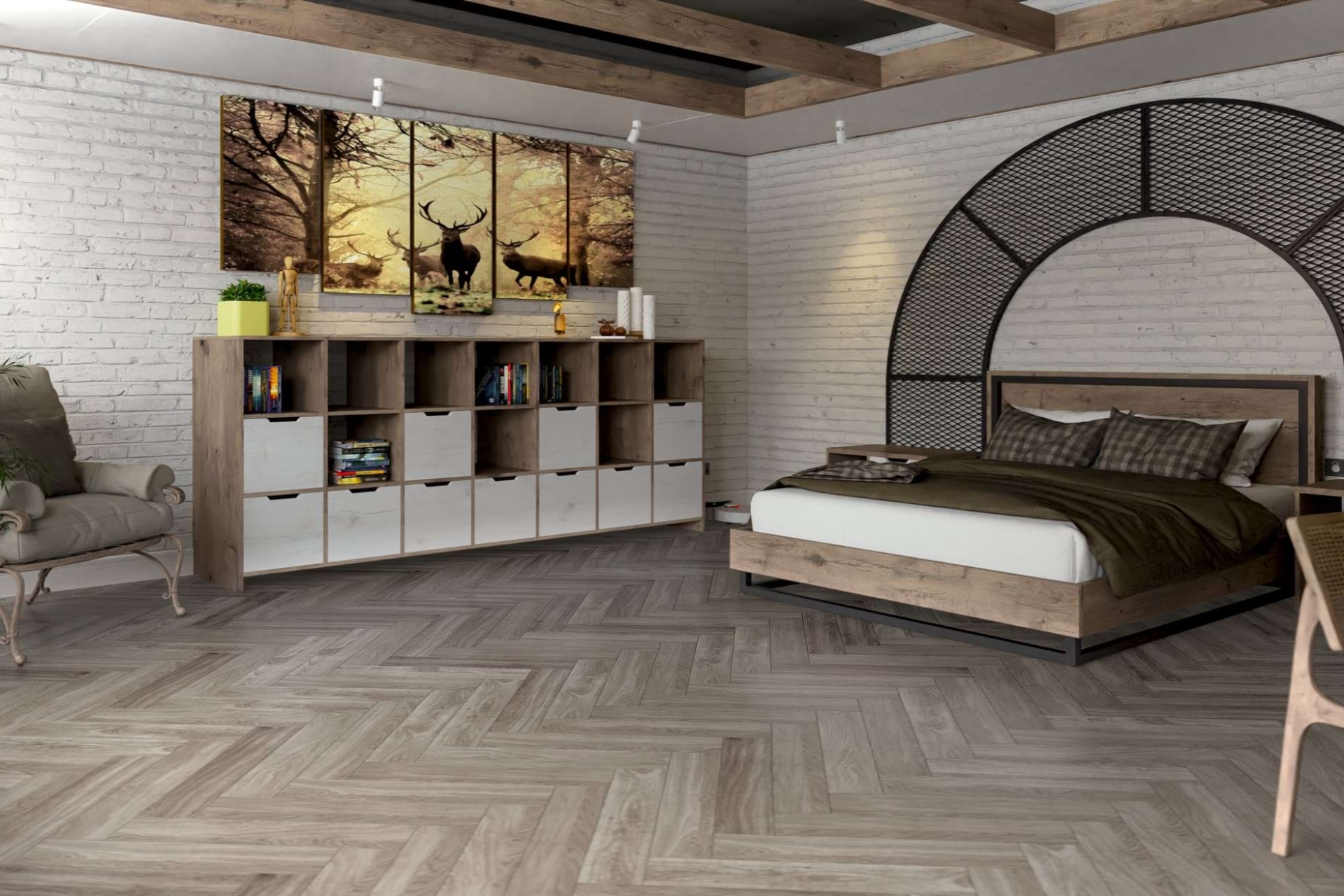 Инженерный паркет «Damy Floor» Скандинавский (укладка елочкой) — купить в Орле