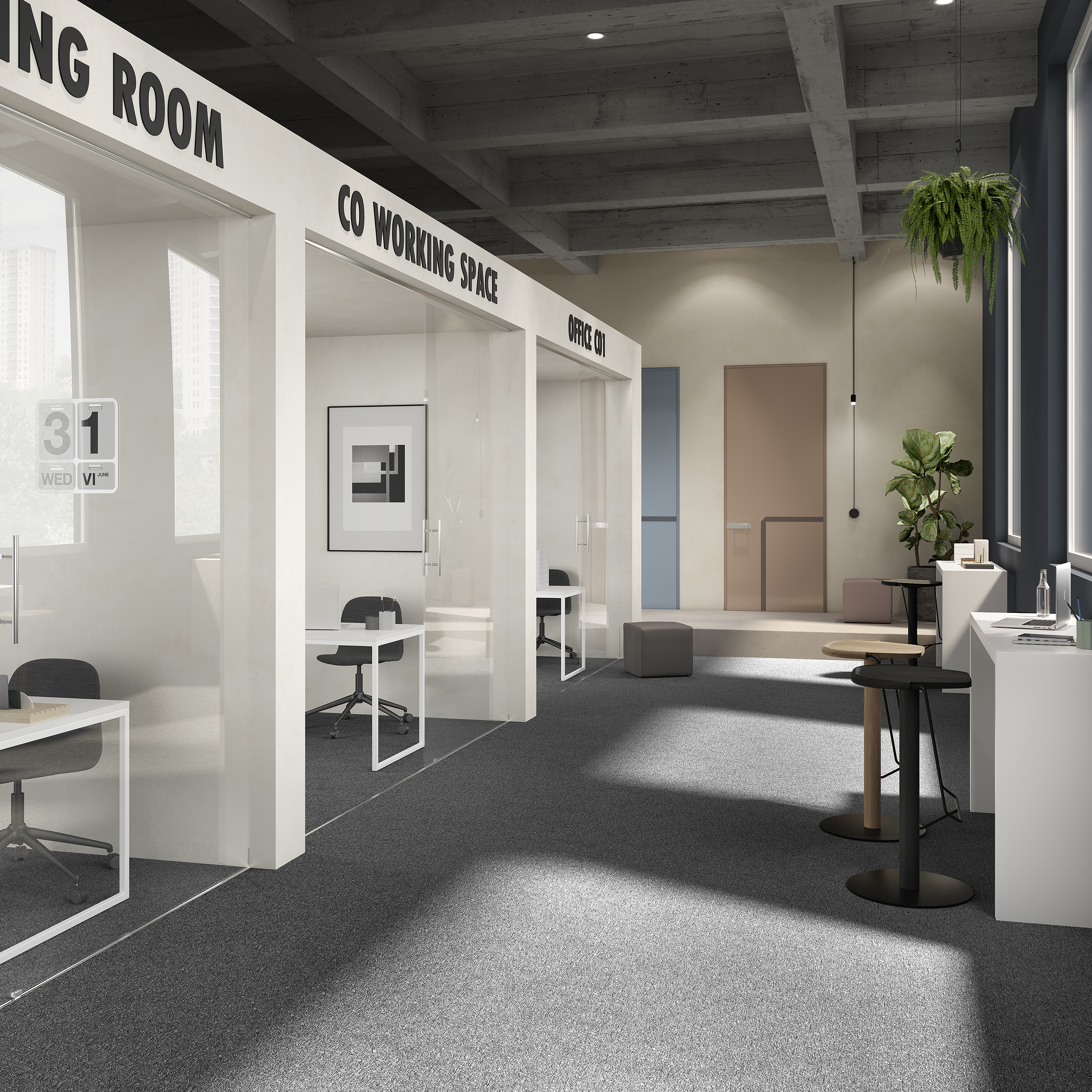 Ковровая плитка Medusa Tile 98 (500*500*5 мм) — купить в Орле